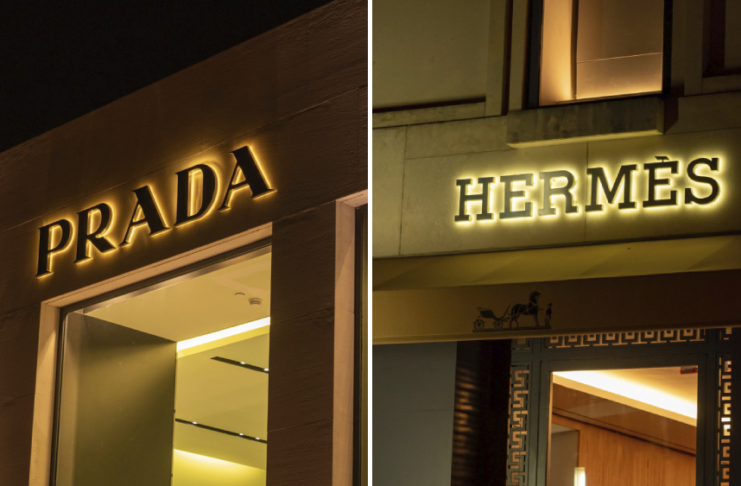 Prada y Hermés