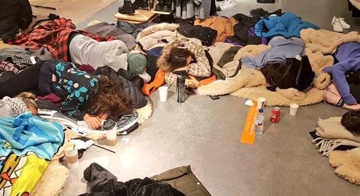 90 trabajadores pasan la noche en Gran Plaza 2 por la nevada en Madrid - Just Retail