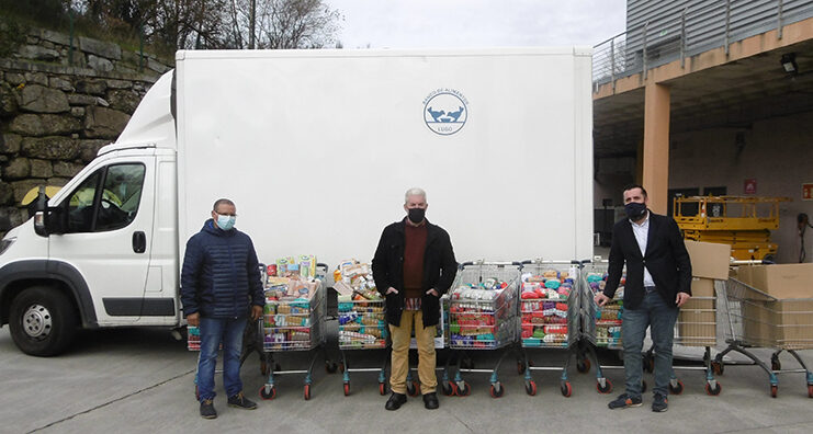 Lugo se vuelca en la donación al Banco de Alimentos realizada en As Termas - Just Retail