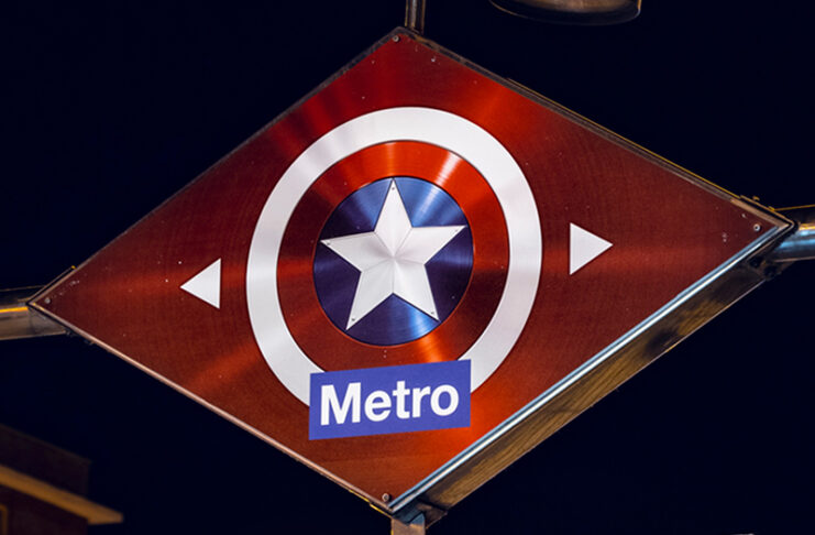 Disney+ patrocina estación metro Avenida 'Capitán' América noticias retail 3