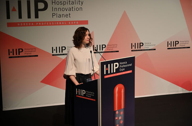 Isabel Díaz Ayuso inaugura HIP 2021 cita innovación horeca noticias retail