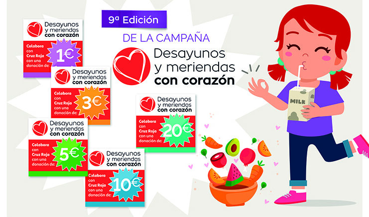 Alcampo Cruz Roja desayunos meriendas corazión noticias retail
