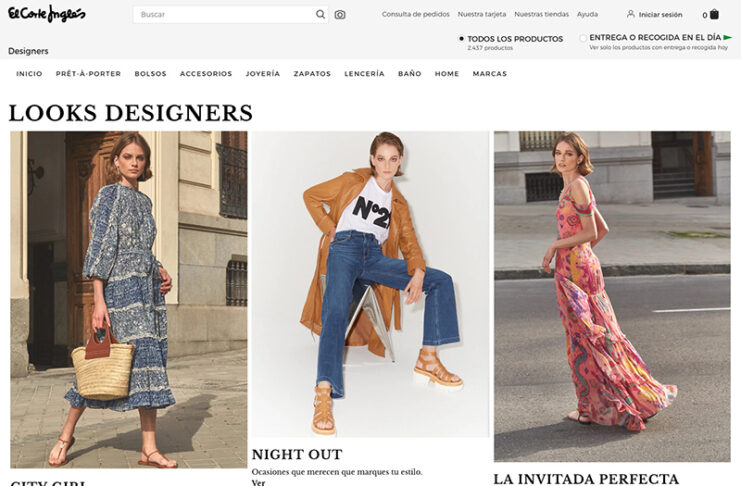 Designers área online moda exclusiva Corte Inglés noticias retail