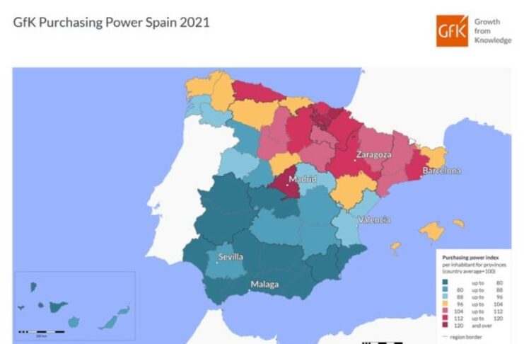 GfK Purchasing Power Spain 2021