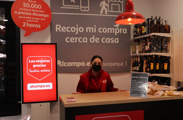Puntos de recogida Alcampo compra online Madrid