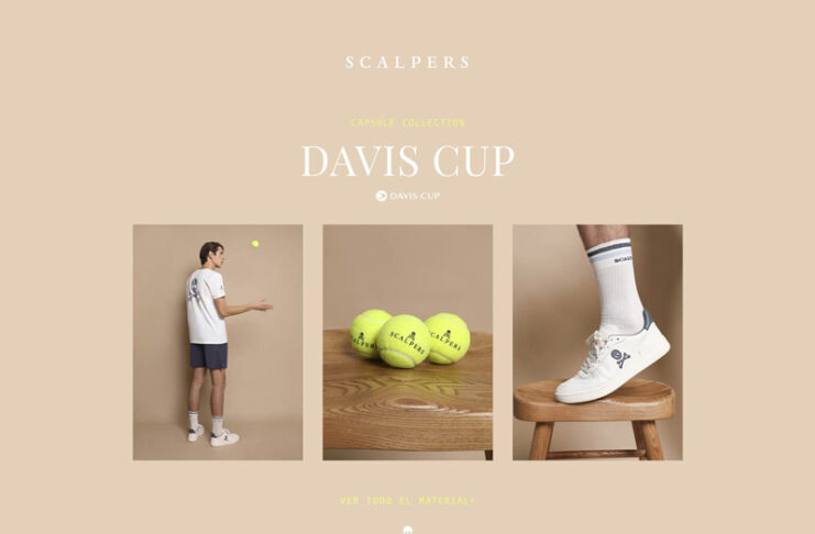 Scalpers Copa Davis 2021 uniformes moda noticias retail