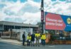 Lidl avanza en las obras de su primera tienda de Ordes, que prevé abrir este año